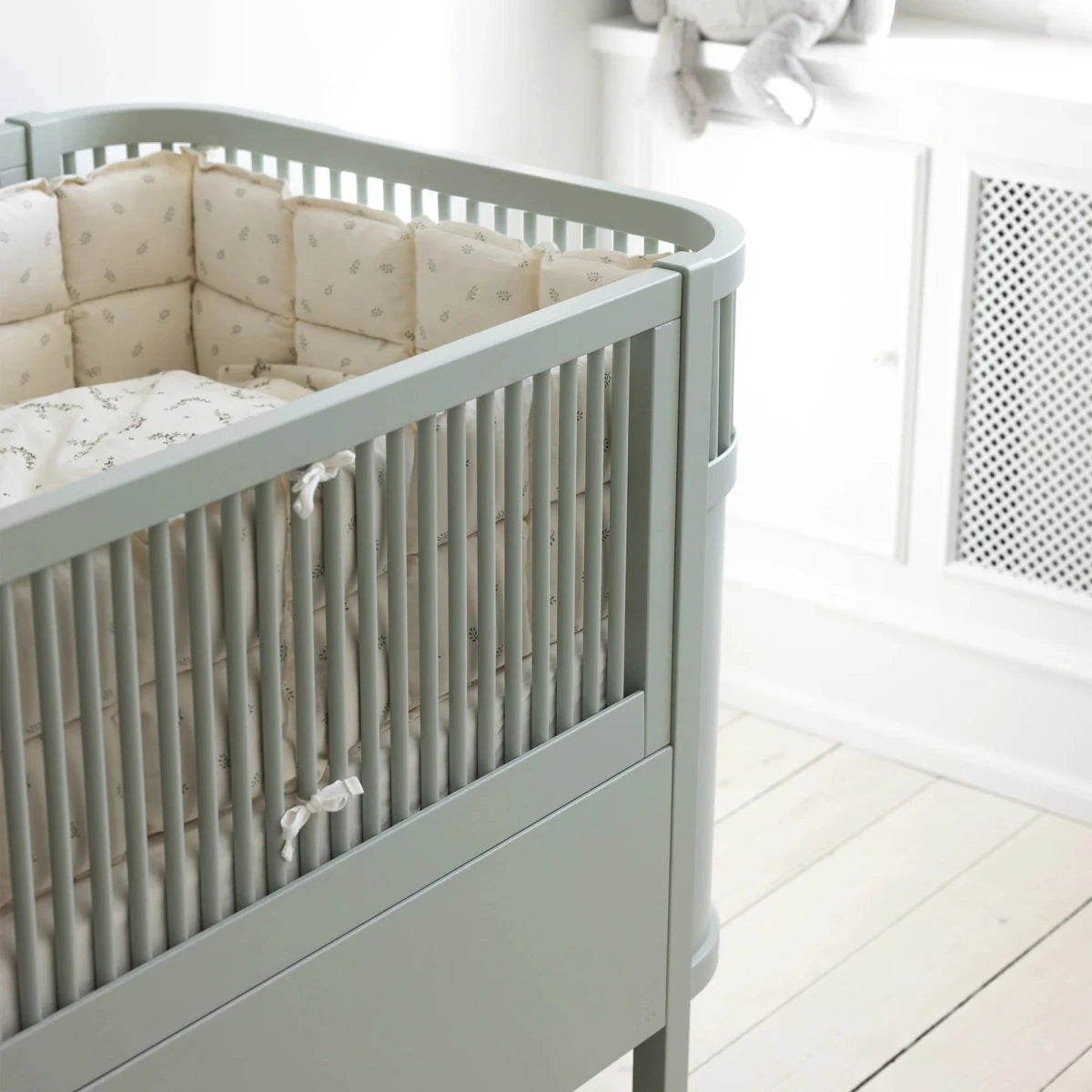 SEBRA - Lit Bébé évolutif Sebra en Bois 70x110 cm - Vert