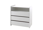 VIPACK - Commode KIDDY 3 Tirroirs Blanc