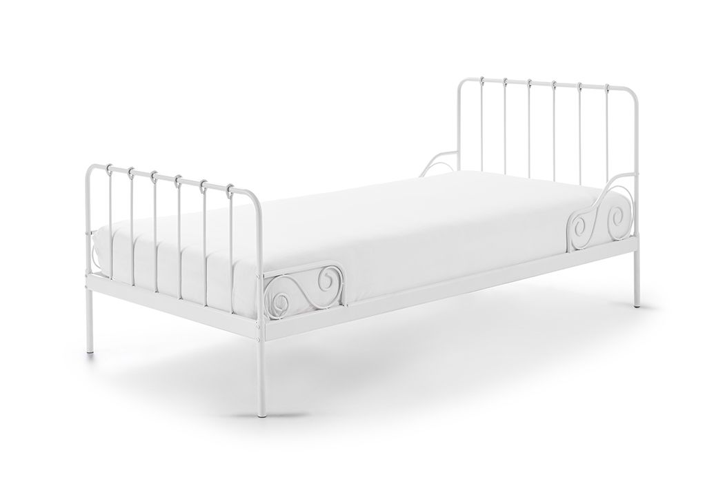 VIPACK - Lit ALICE 90 X 200 cm Blanc