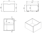 VIPACK - Lit Mi - Hauteur (H 85cm) PINO Avec Toboggan 90 x 200 cm Blanc
