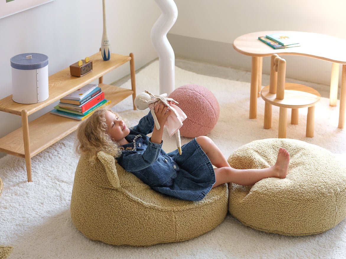 WIGIWAMA - Coussin Boule Molletonné - Goyave