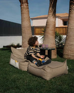 WIGIWAMA - Ensemble Pouf D'extérieur Dune + Ottoman