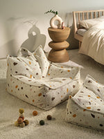 WIGIWAMA - Fauteuil Pouf Terrazzo - Marbre