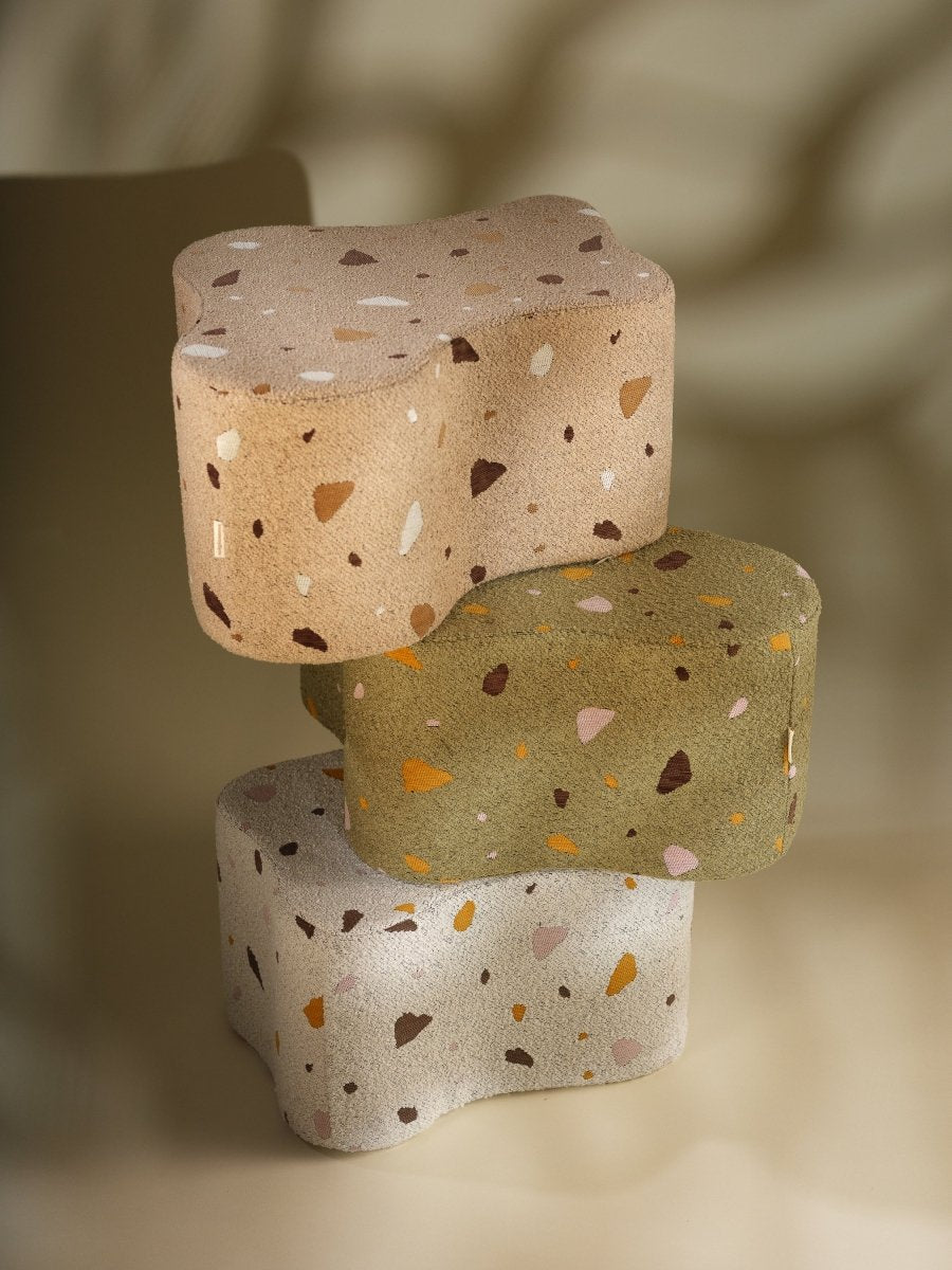 WIGIWAMA - Pouf Nuage Terrazzo - Marbre