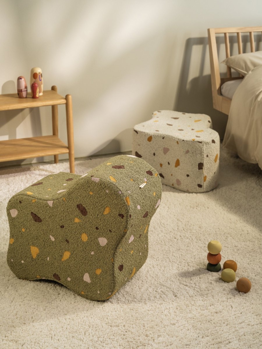 WIGIWAMA - Pouf Nuage Terrazzo - Marbre