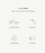 TODDLEKIND - Tapis de Jeu Bébé Tulum - Stone