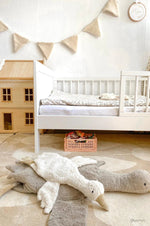 BLEUU - STUDIO - Tapis Enfant Forêt Beige 120 x 170 Cm