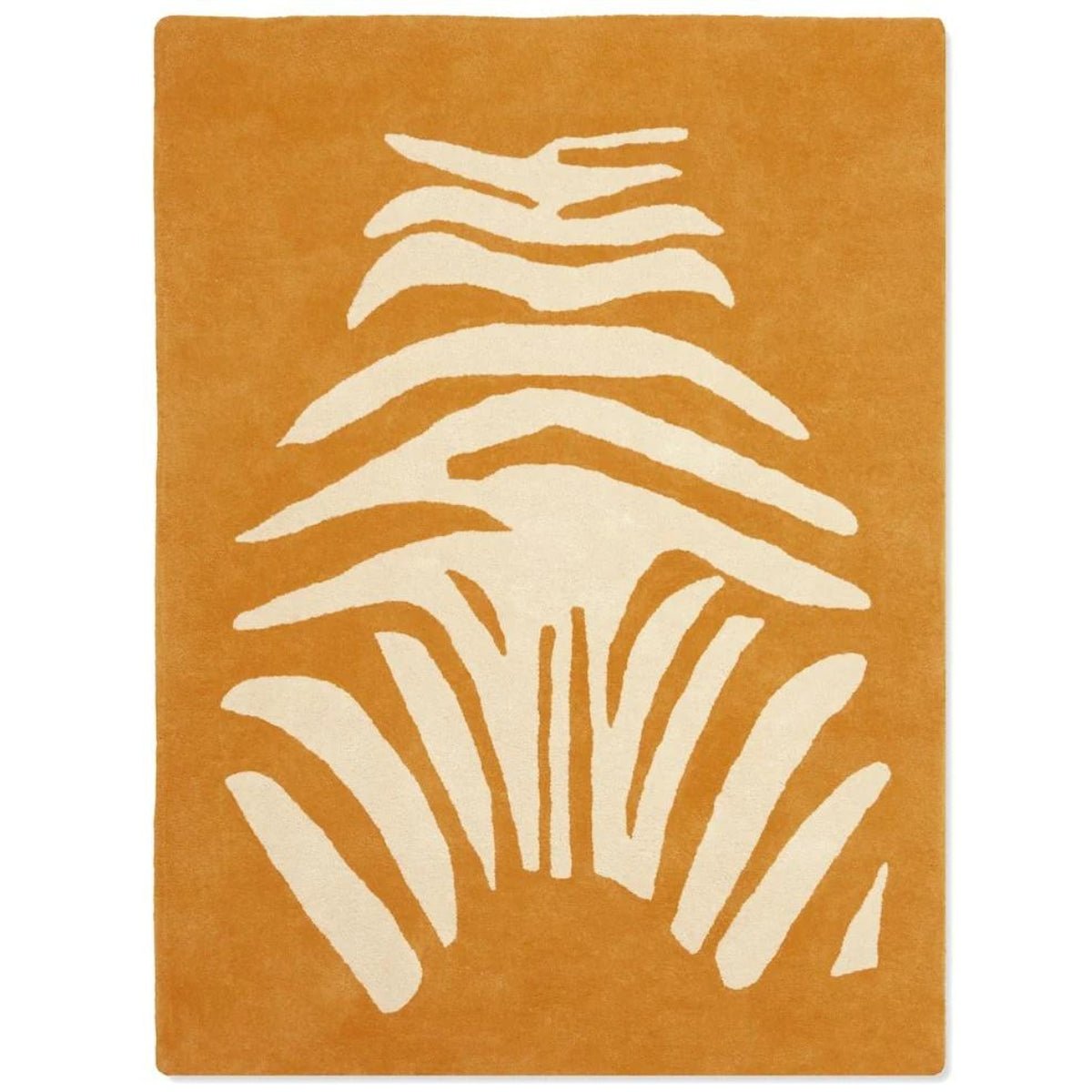 BLEUU - STUDIO - Tapis Enfant Zebre Abricot 100 x 130 Cm
