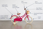 BOBBIN BIKES - Vélo Enfant Gingersnap 16" - Cerise Rose