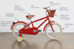 BOBBIN BIKES - Vélo Enfant Moonbug 16" - Rouge