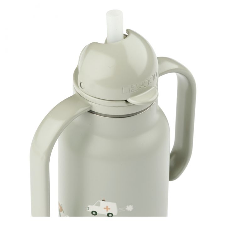 LIEWOOD - Gourde En Acier Inox Kimmie 250 Ml - Véhicules/Dove Blue Mix