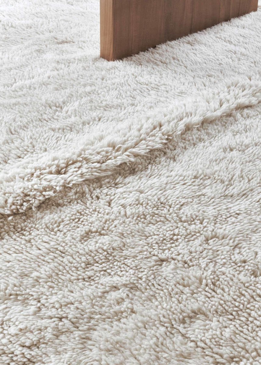 LORENA CANALS - Tapis En Laine Tundra - Mouton Blanc 80 X 140 cm