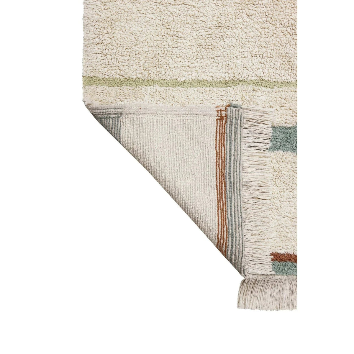 LORENA CANALS - Tapis Lavable Lanes Vintage Blue 90 X 130 Cm