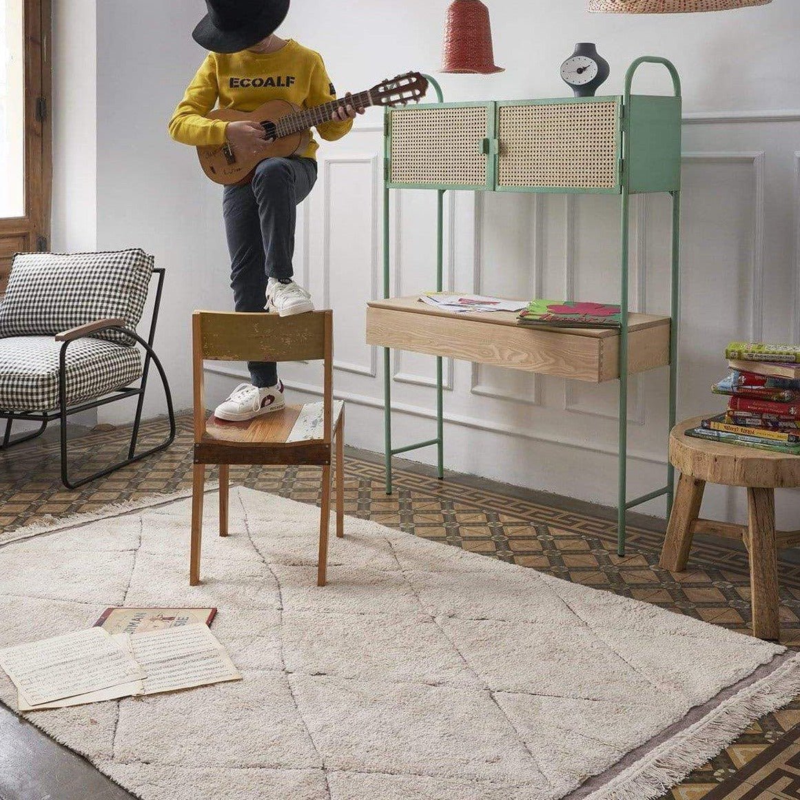 LORENA CANALS - Tapis Lavable Rugcycled Bereber 140 X 200 cm