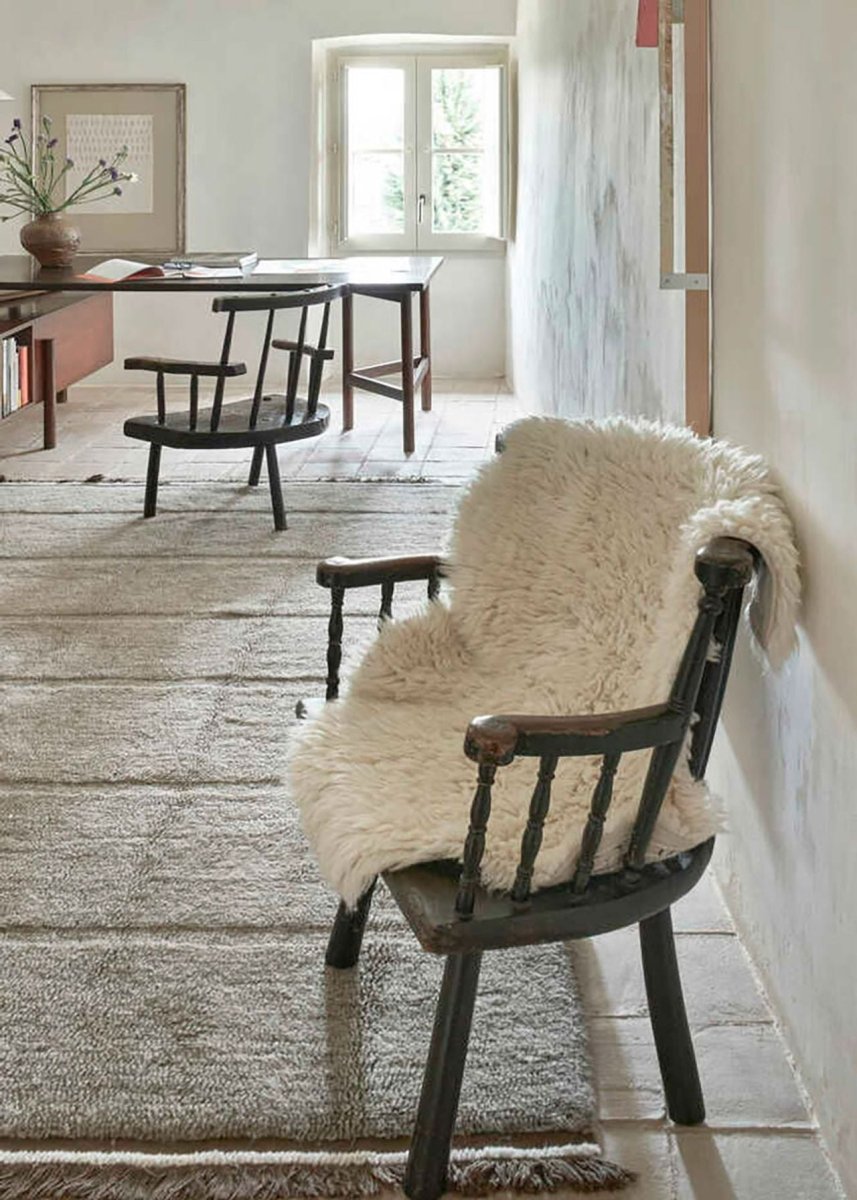 LORENA CANALS - Tapis Woolable Steppe - Sheep Grey 120 X 170 cm
