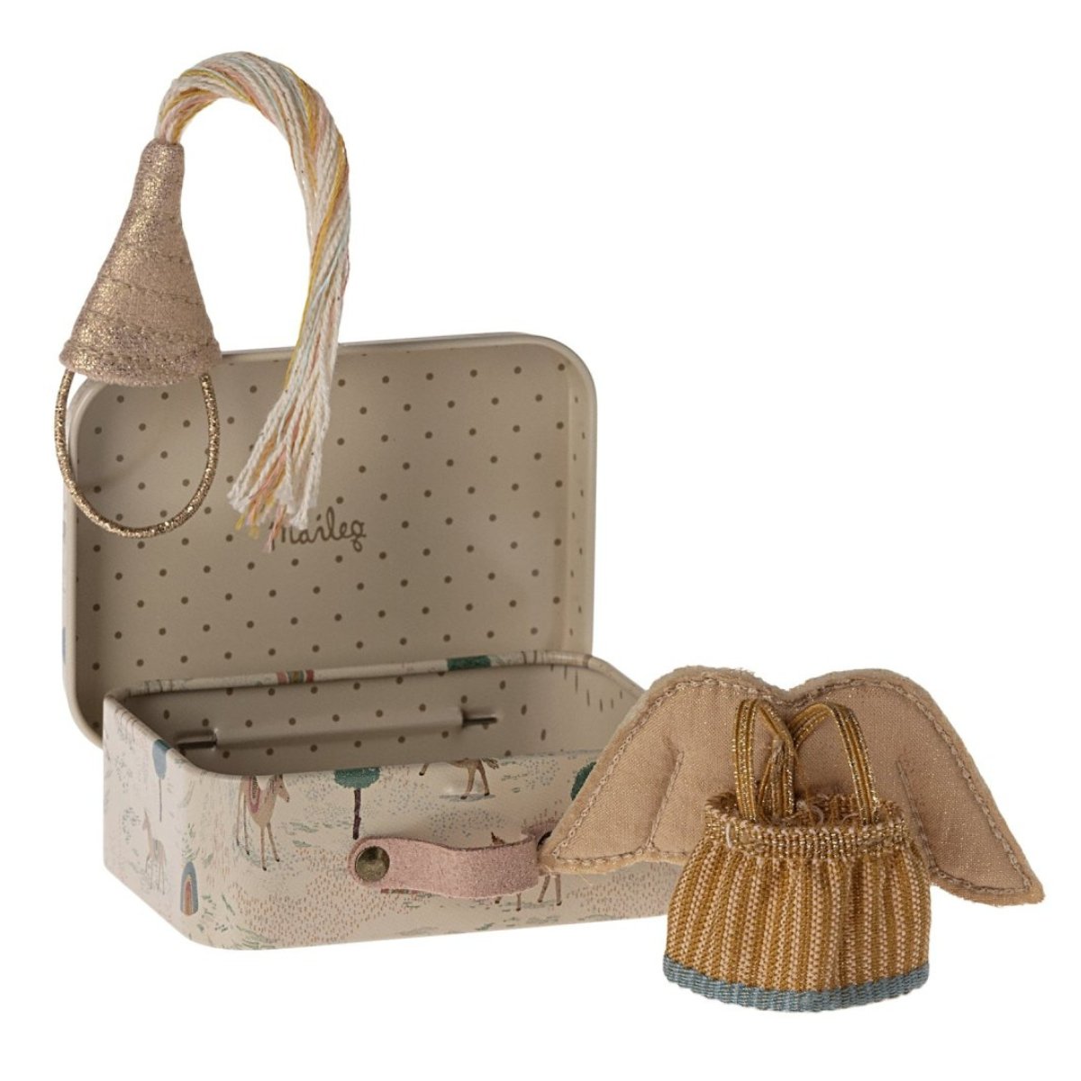 MAILEG - Tenue De Fée Dans Sa Valisette, Petite Sœur Souris Maileg
