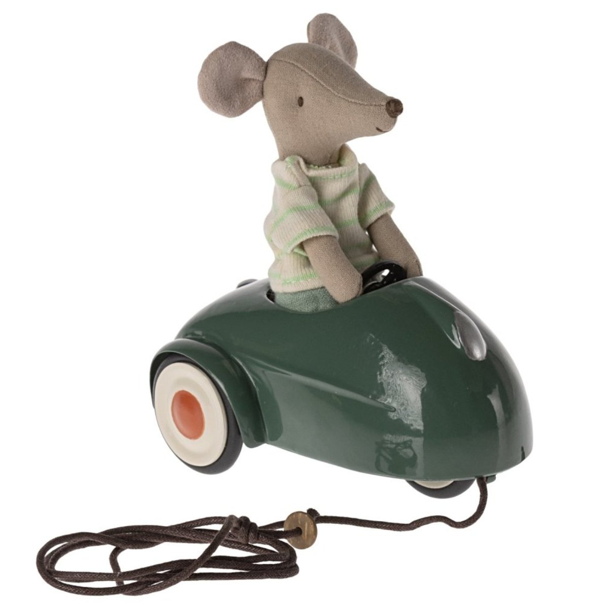 MAILEG - Voiture Souris - Vert Foncé