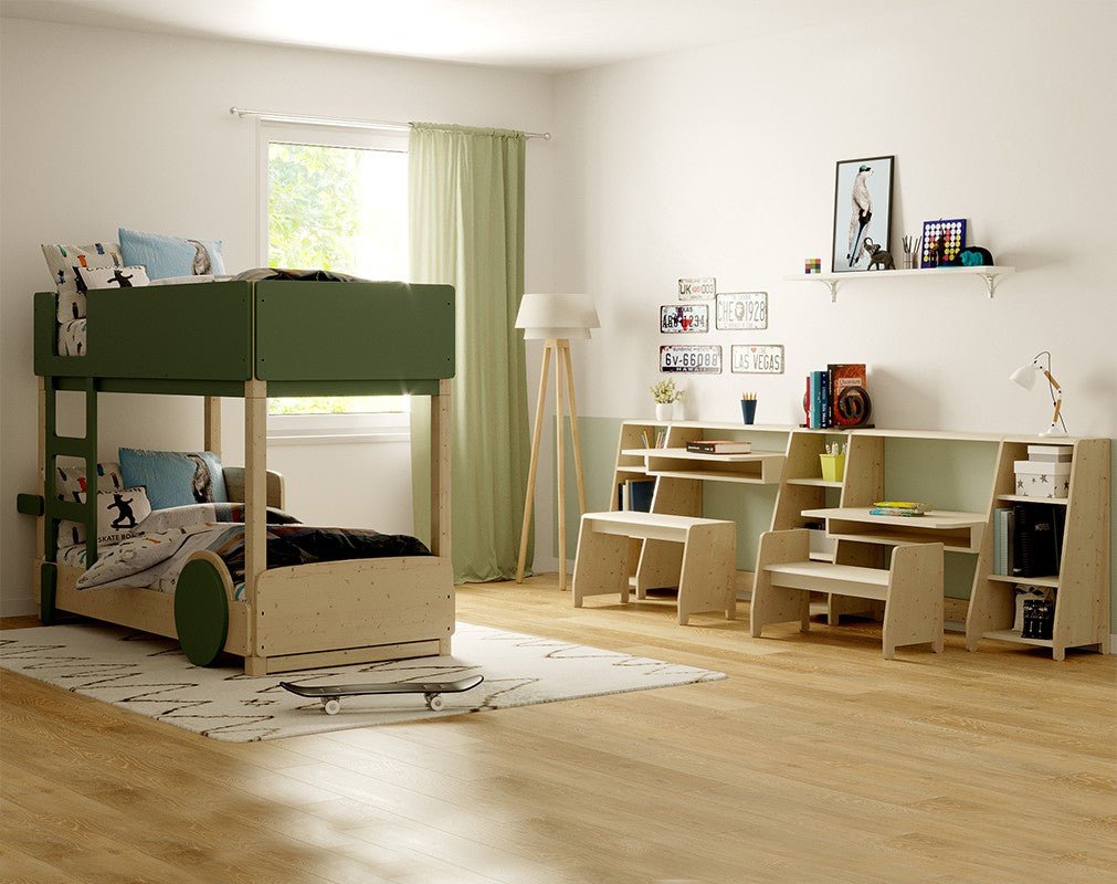 MATHY BY BOLS - Lit Superposé DISCOVERY 90 X 190 Cm (Coloris au Choix)