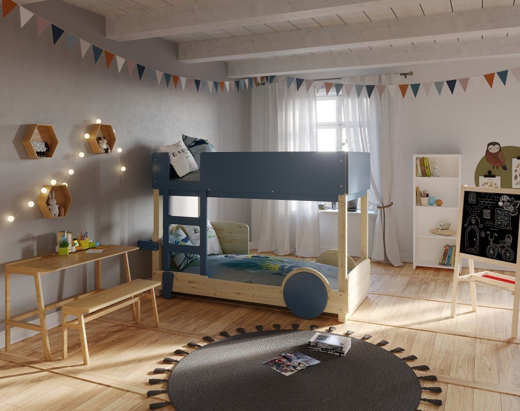 MATHY BY BOLS - Lit Superposé DISCOVERY 90 X 190 Cm (Coloris au Choix)