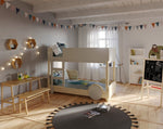 MATHY BY BOLS - Lit Superposé DISCOVERY 90 X 190 Cm (Coloris au Choix)