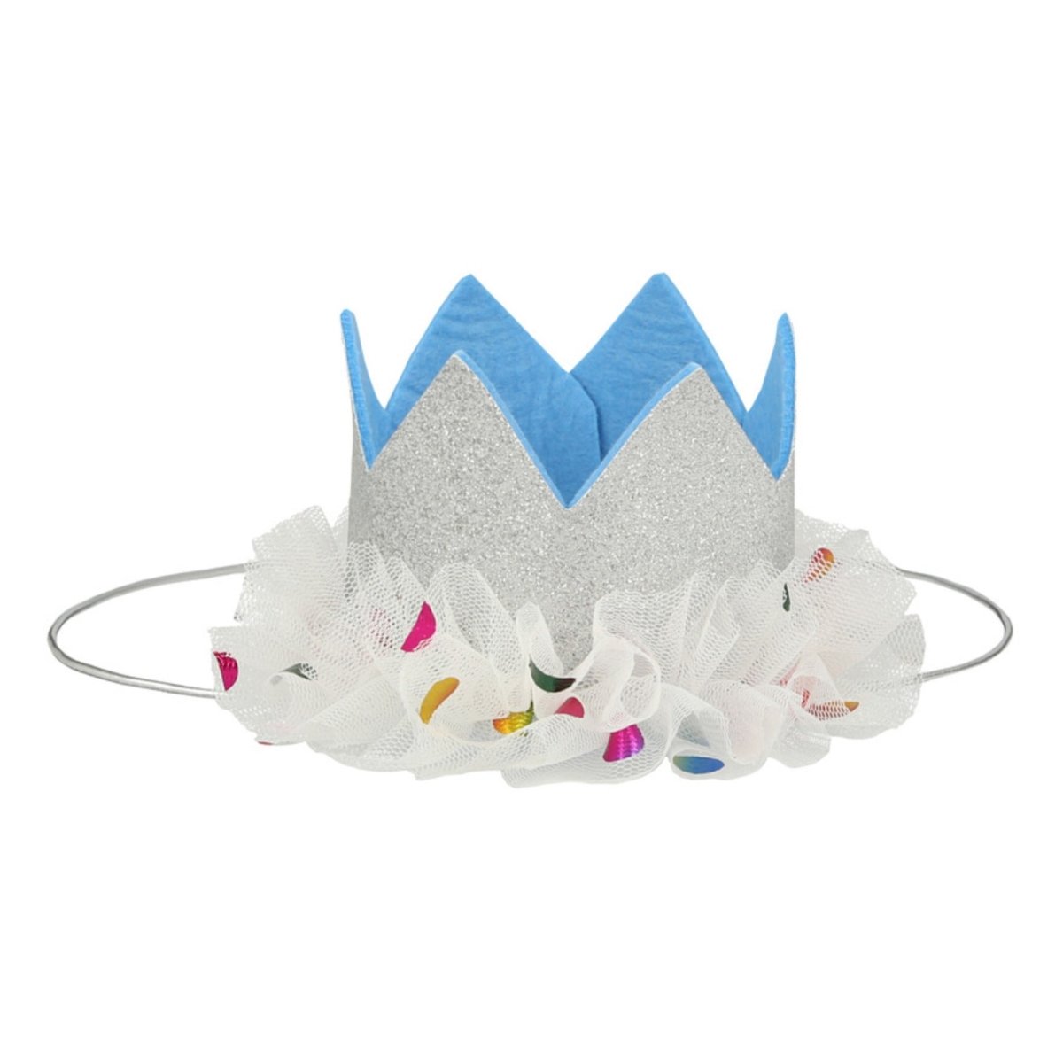 MERI MERI - Cape en Tulle à Pointillés Brillants & Couronne et Baguette