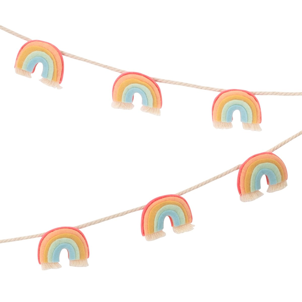 MERI MERI - Guirlande Arc - en - ciel En Feutre (1,80m)