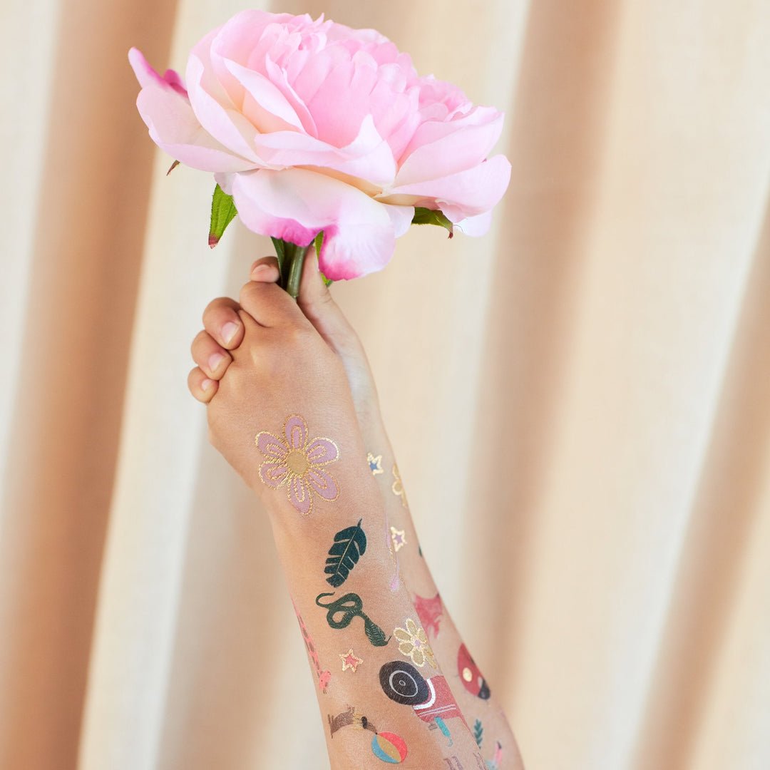 MERI MERI - Set De 2 Grandes Planches Tattoos Princesses Magiques