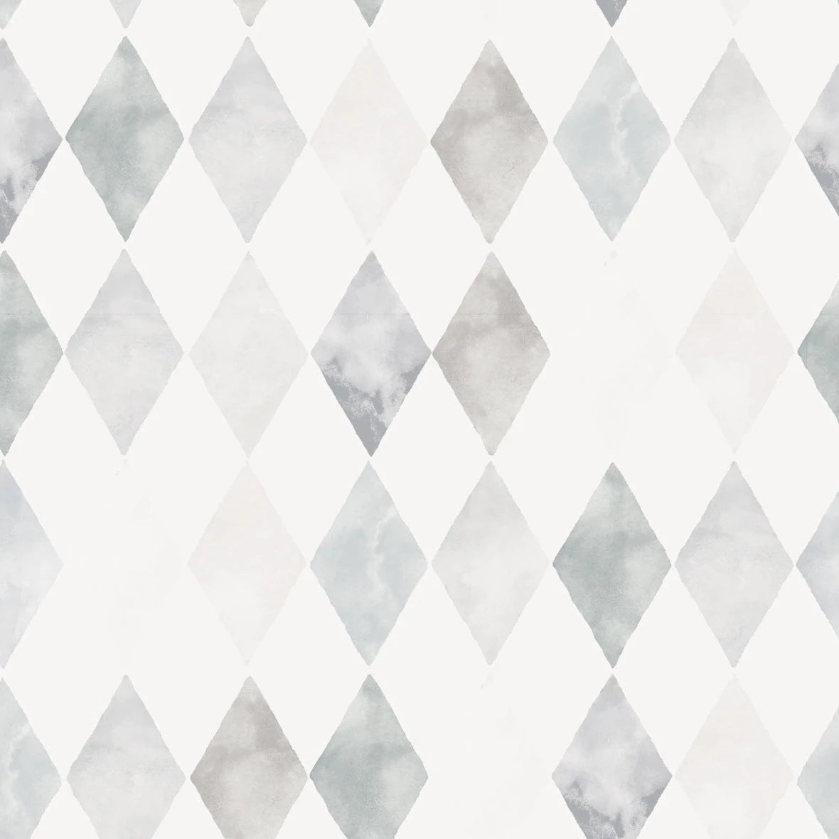 MUNKS & ME - Papier Peint Chambre Enfant à Motif Répété - Aquarelle Harlequin
