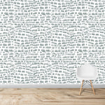 MUNKS & ME - Papier Peint Chambre Enfant à Motif Répété - Daphné Laisse Tomber - Bleu