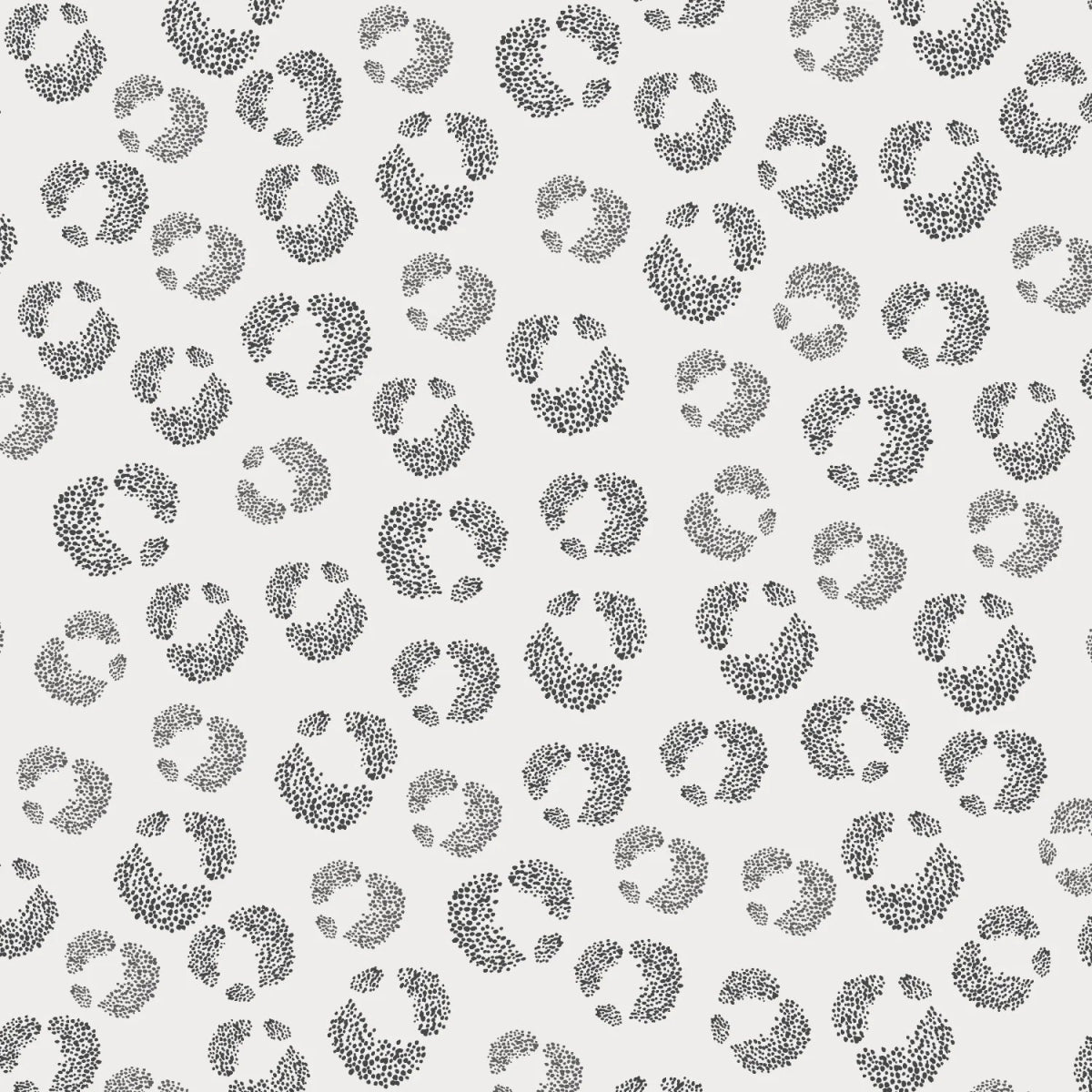 MUNKS & ME - Papier Peint Chambre Enfant à Motif Répété - Hallie Leopard - Charbon