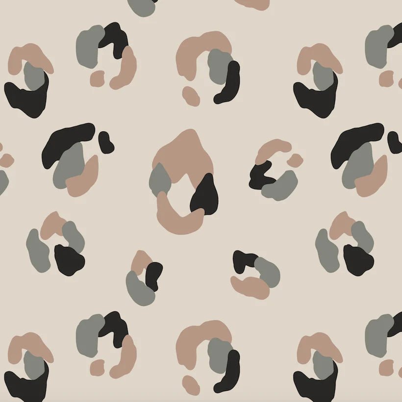 MUNKS & ME - Papier Peint Chambre Enfant à Motif Répété - Imprimé Léopard Yara