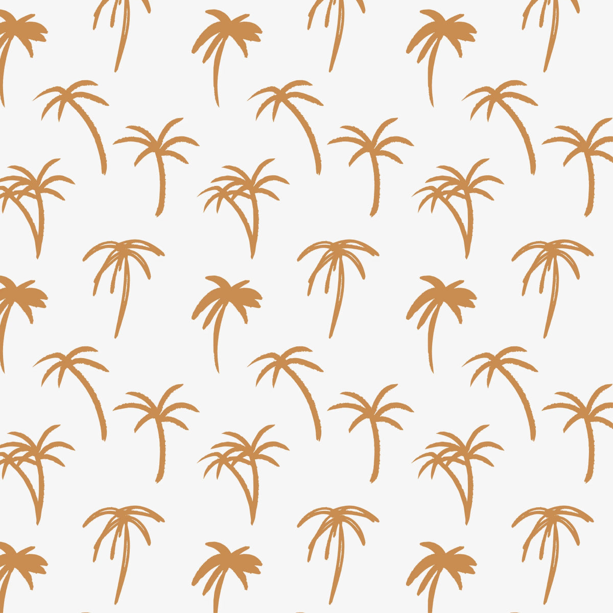 MUNKS & ME - Papier Peint Chambre Enfant à Motif Répété - Noa Palme Tropicale - Moutarde