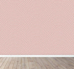 MUNKS & ME - Papier Peint Chambre Enfant à Motif Répété - Pétoncle | Rose