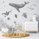 MUNKS & ME - Papier Peint Chambre Enfant Magie De L'océan - Monochromes