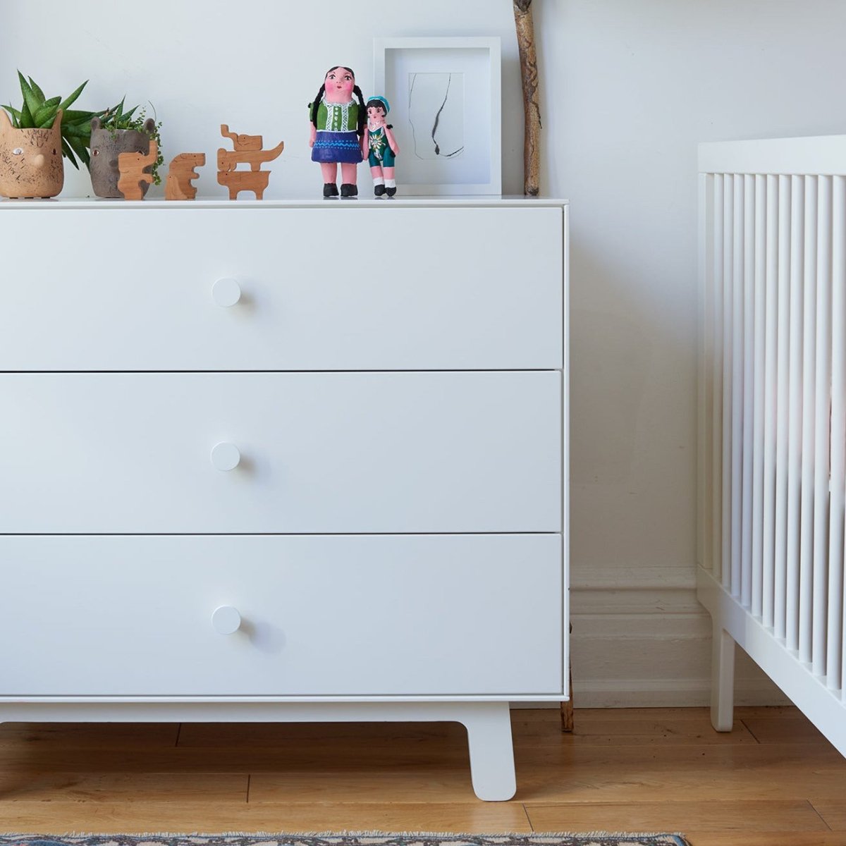OEUF NYC - Commode Merlin 3 Tiroirs Sparrow - Blanc