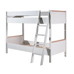 VIPACK - Lit Superposé 90 X 200 Cm LONDON - Blanc